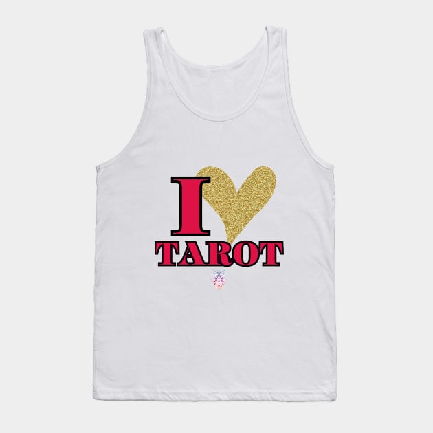 I LOVE TAROT Tank Top by Naturally Divine Goddess Tarot